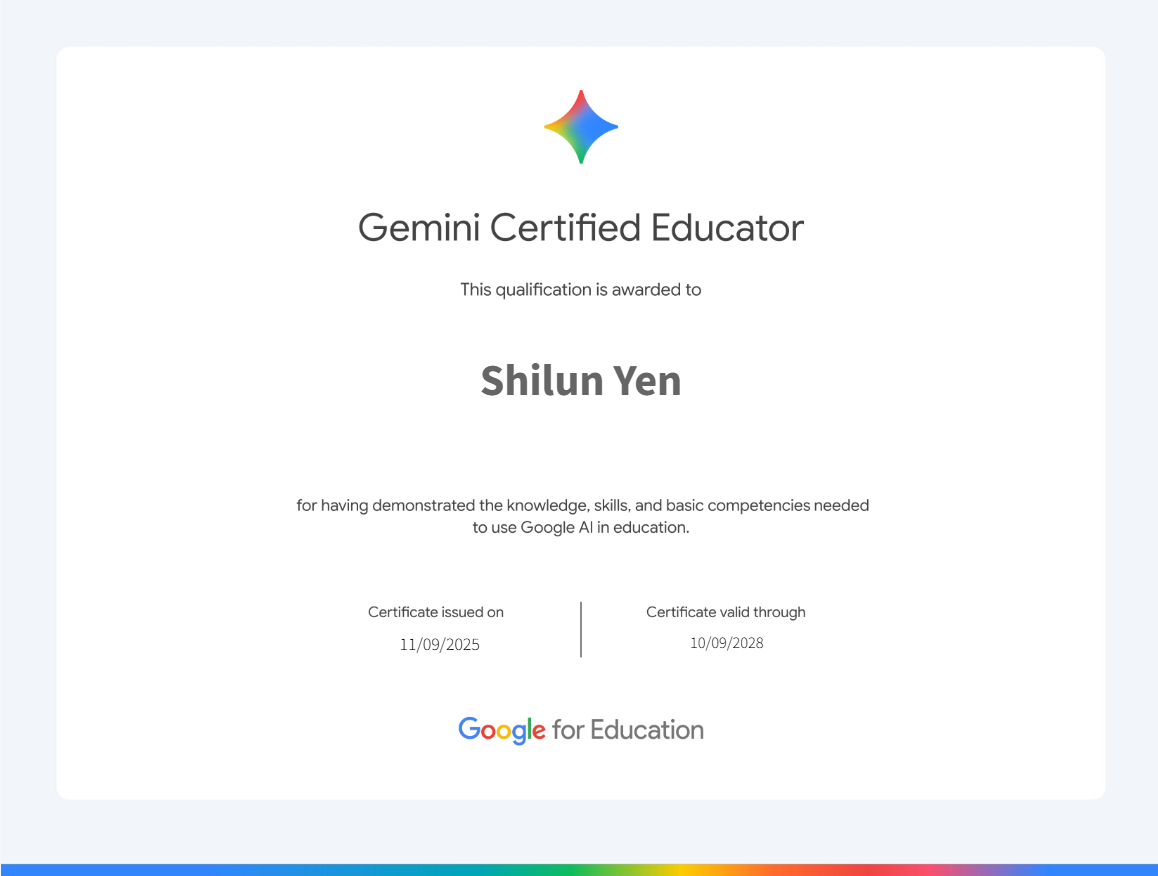 Gemini Certified Educator